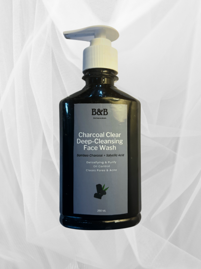 ….Charcoal Clear Deep-Cleansing Face Wash ACNE & OIL CONTROL bnbderma.com