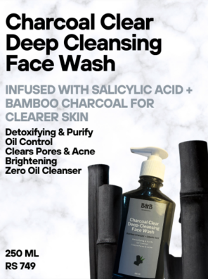 ….Charcoal Clear Deep-Cleansing Face Wash ACNE & OIL CONTROL bnbderma.com