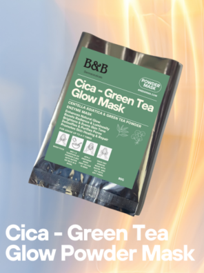 …..Cica – Green Tea Glow Powder Mask ACNE & OIL CONTROL bnbderma.com